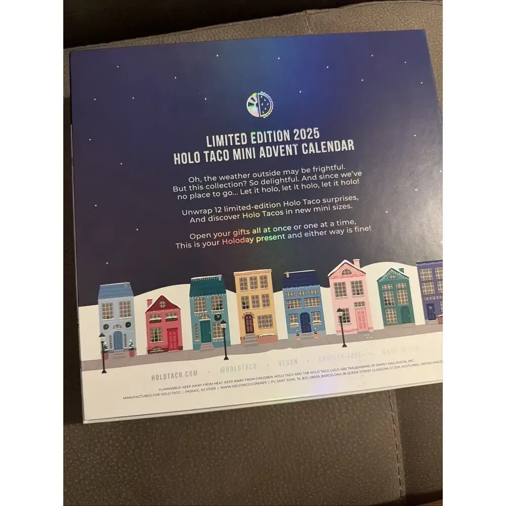 Holo Taco Advent Calendar Limited Edition Box + Cream, Stickers, Clean Up Brush